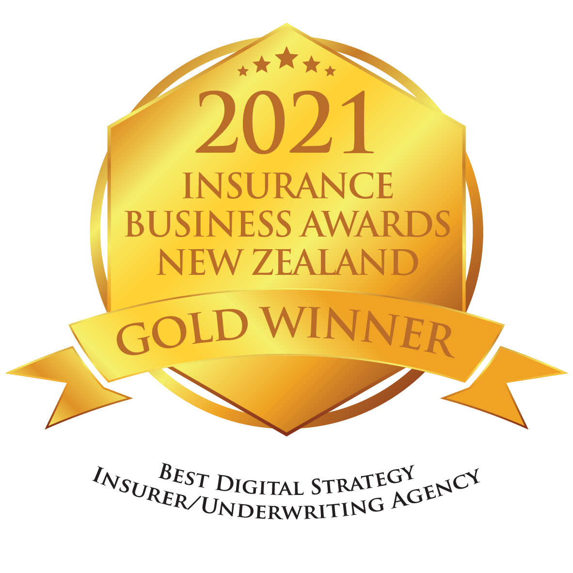 IBANZ - Gold Winner Medal_Best Digital Strategy Insurer-Underwriting Agency  (1)