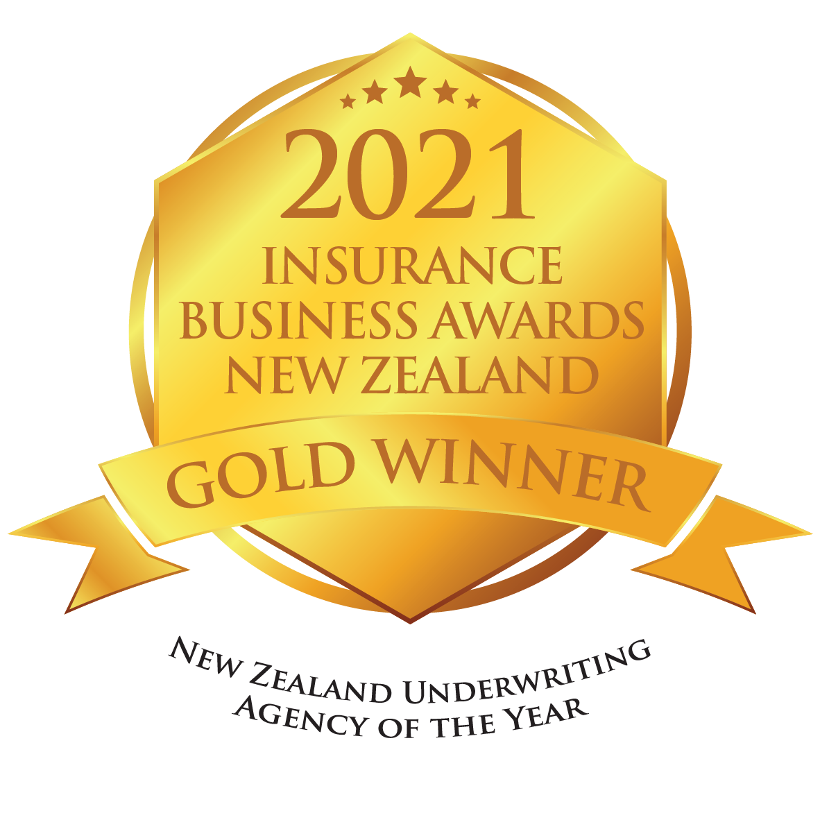 IBANZ - Gold Winner Medal New Zealand Underwriting Agency of the Year